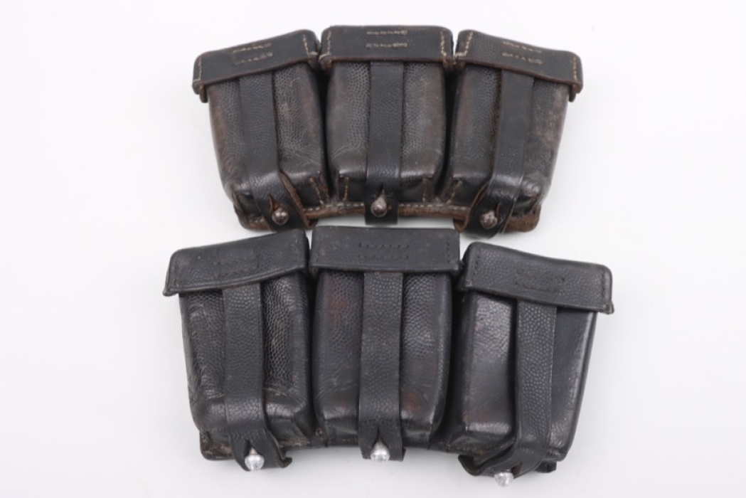 Wehrmacht two Ammunition pouches K98