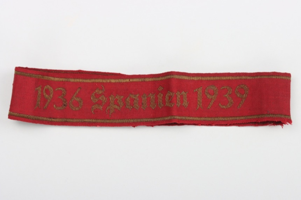 Heer cuff title "1936 Spanien 1939"