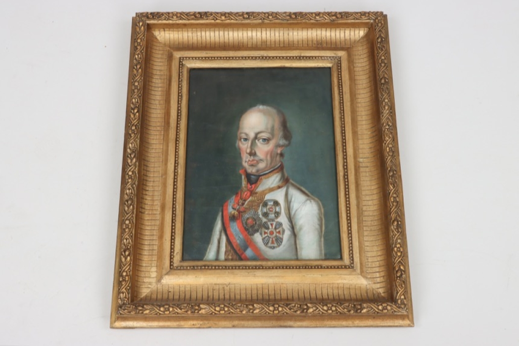 Oilpainting of the Austrian emperor Kaiser Franz II around 1810