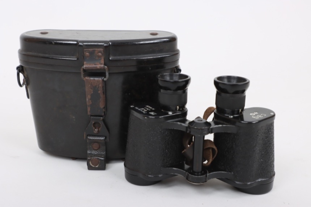 Wehrmacht D.F. 6x30 binoculars with case - cag "swarovski"