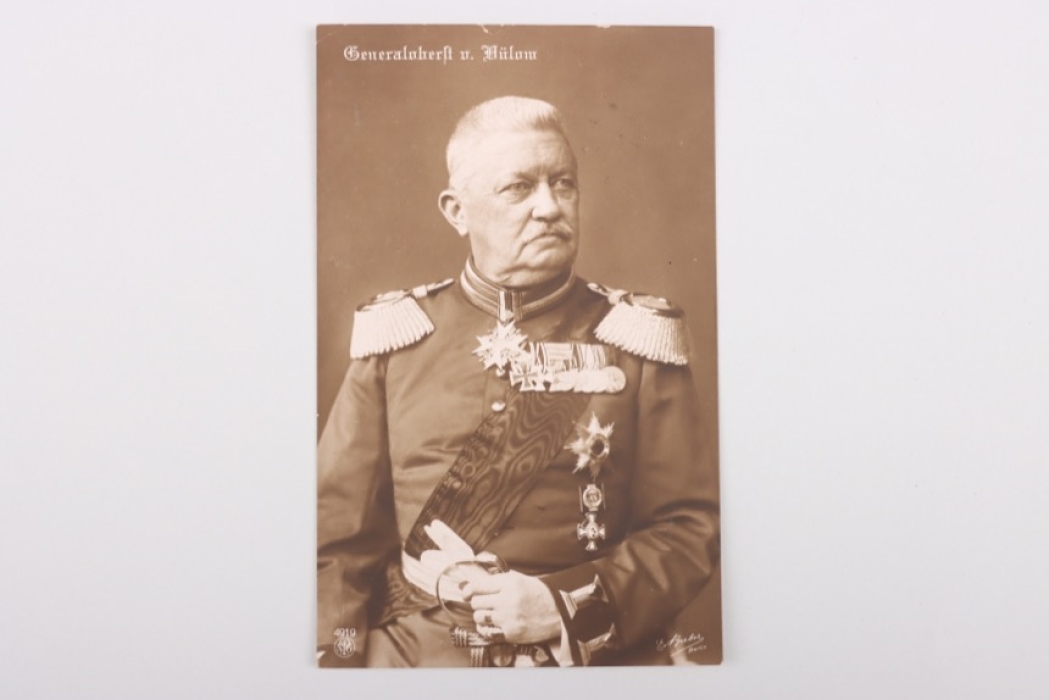 von Bülow, Karl (GFM) - Pour le Mèrite winner signed portrait photo