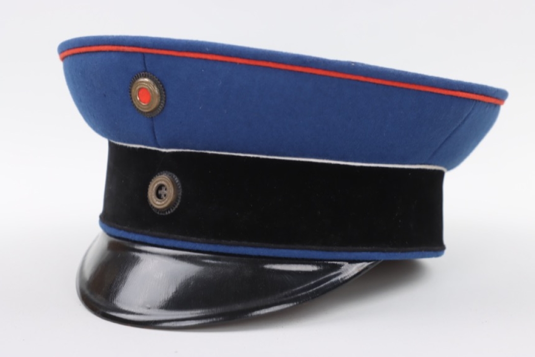 Landwehr officer's visor cap artillery / pionier