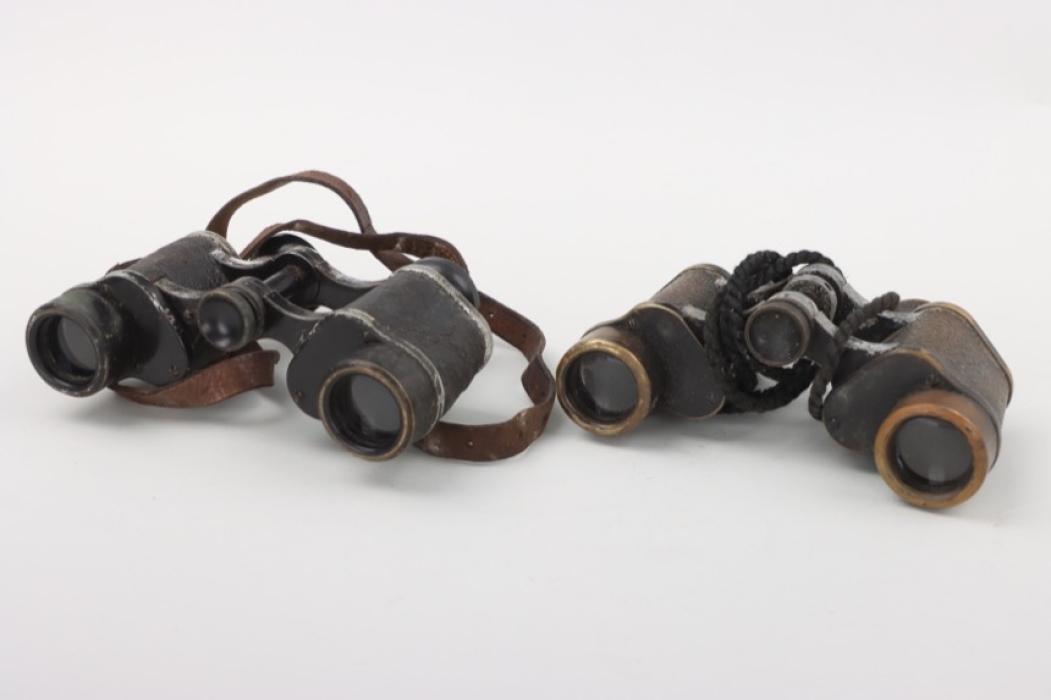 2 x WWI binoculars