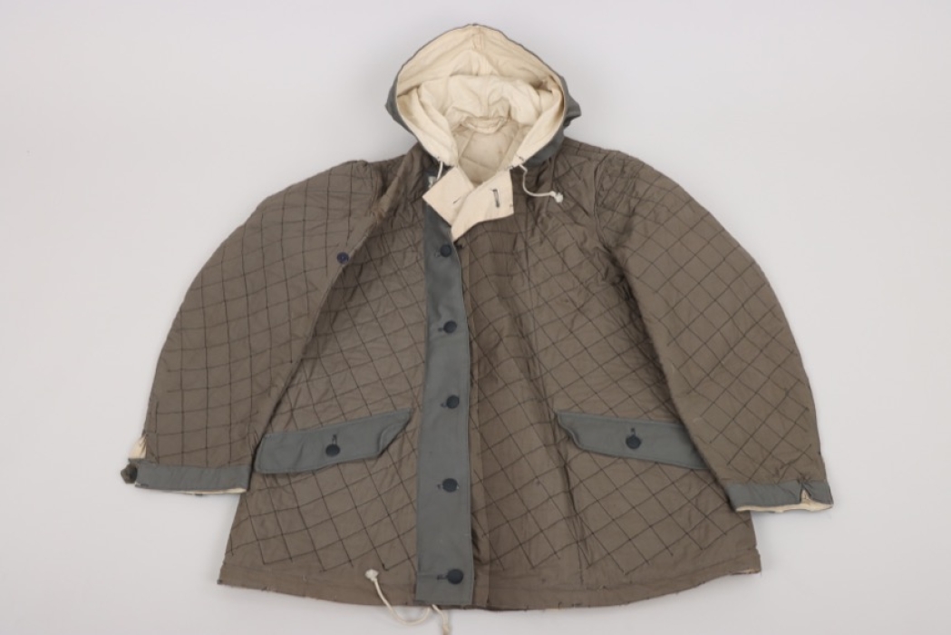 Luftwaffe quilted reversible winter parka - unworn