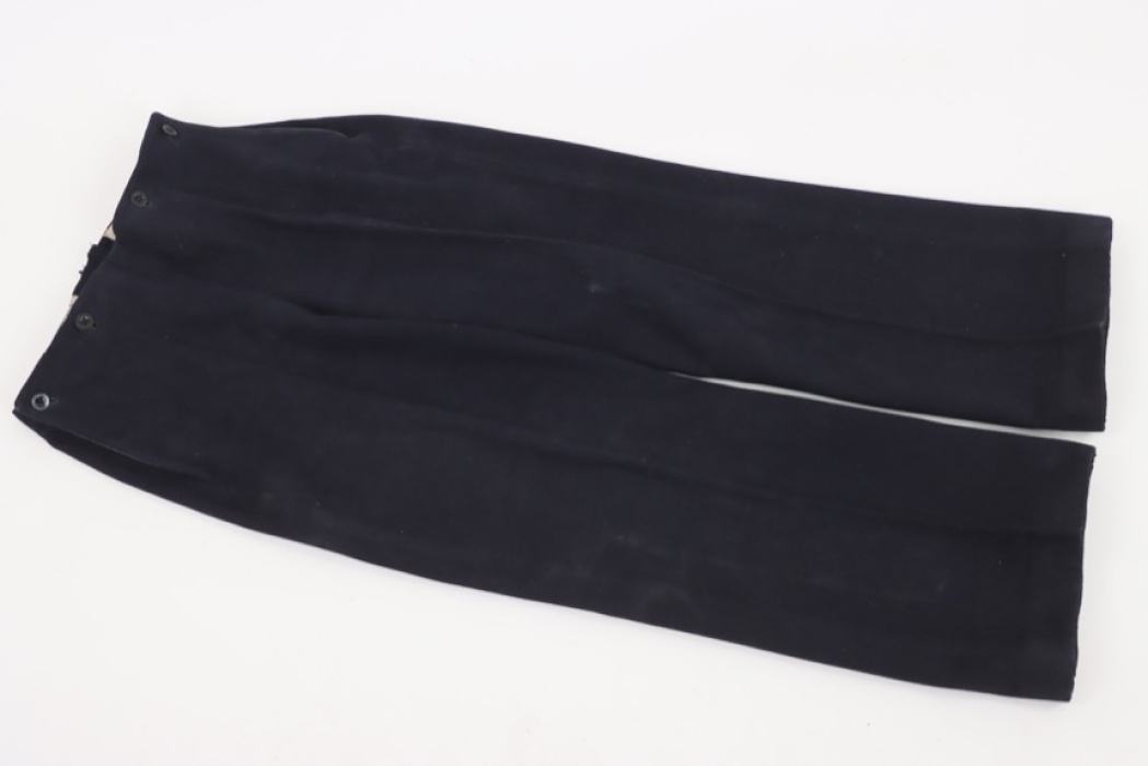 Kriegsmarine straight blue trousers - EM/NCO