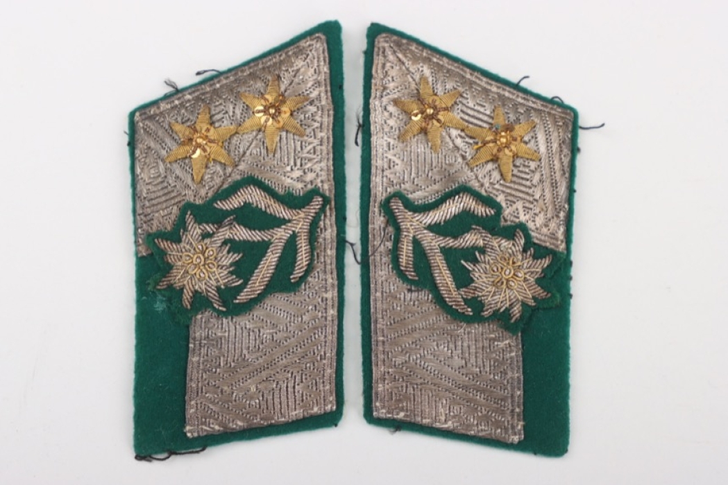 k.k. Tiroler Landesschützen collar tabs for an Oberstleutnant