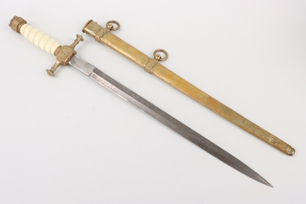 Rollmann, Max - Kaiserliche Marine officer's dagger