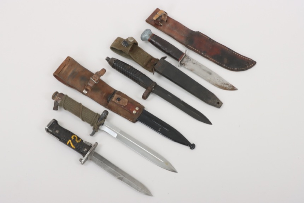 4 x international bayonets/knives