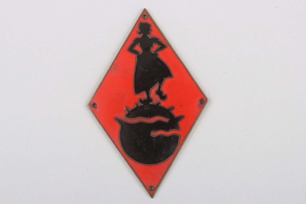 Kriegsmarine 36. Minensuchflottille cap badge