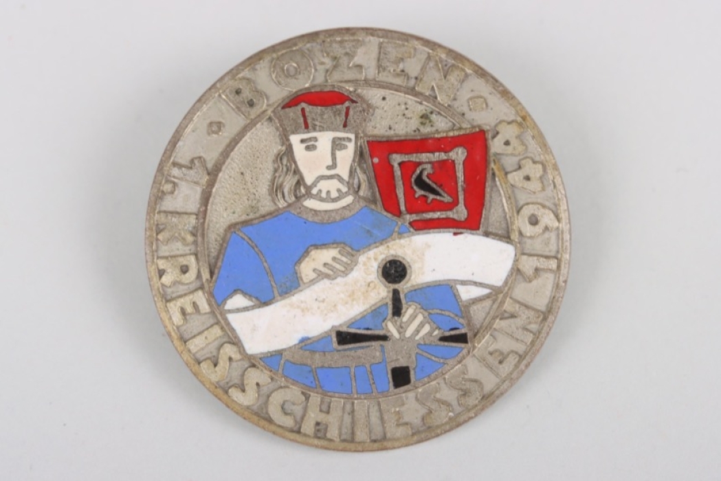 "Bozen 1944 - 1. Kreisschiessen" shooting badge