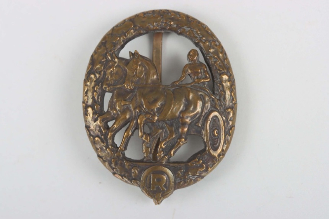 German Horse Driver's Badge 3rd Class in Bronze - Lauer