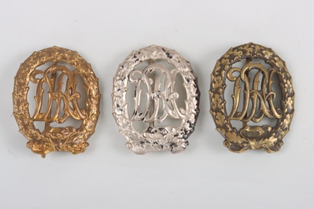 DRA Sports Badge in Gold, Silver and Bronze - Wernstein & Eugen Marcus