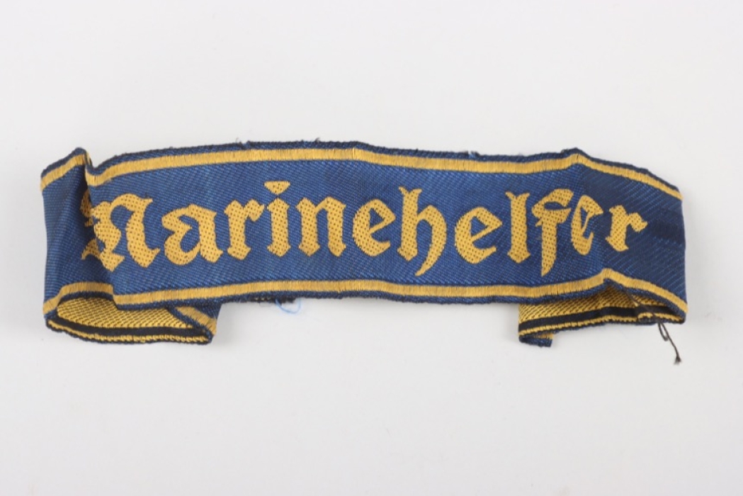 Marine-HJ cuff title "Marinehelfer"