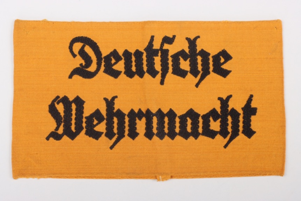 "Deutsche Wehrmacht" armband for civil employees