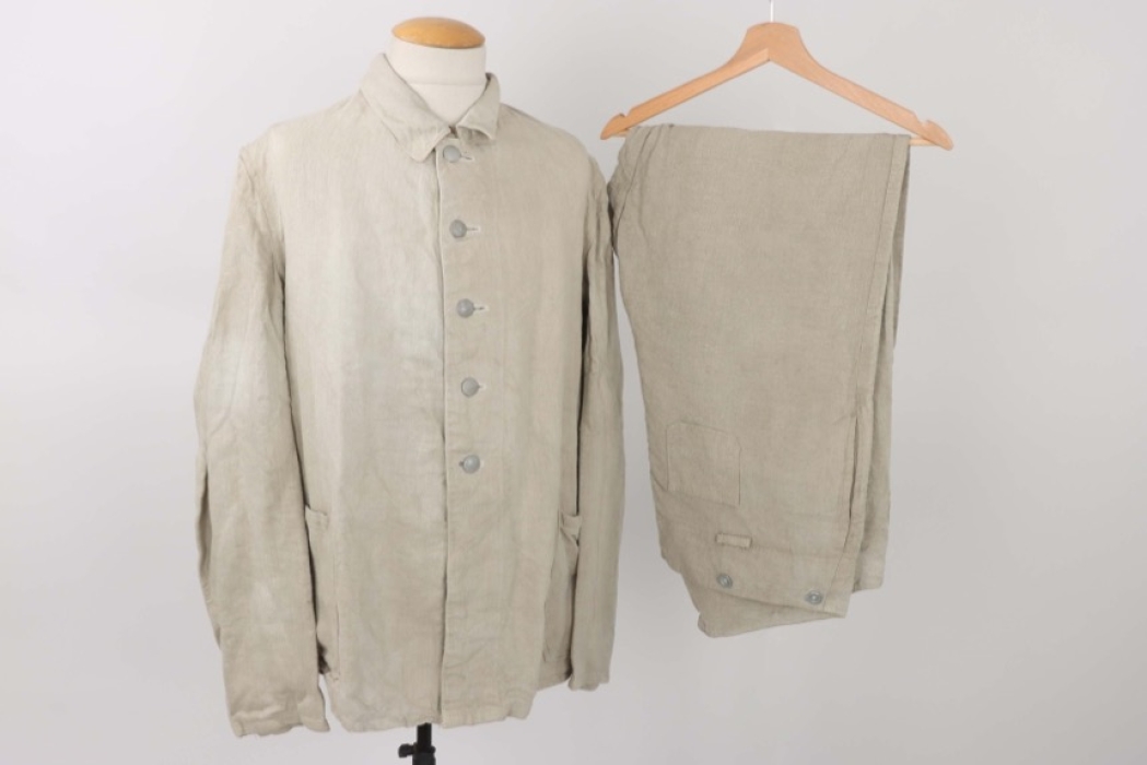 Wehrmacht drill tunic & trousers - M.L.40