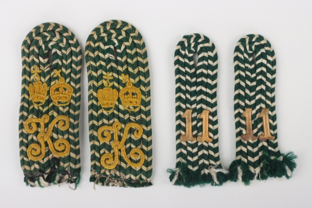 Shoulder boards 2. Westfälisches Husaren-Regiment Nr. 11