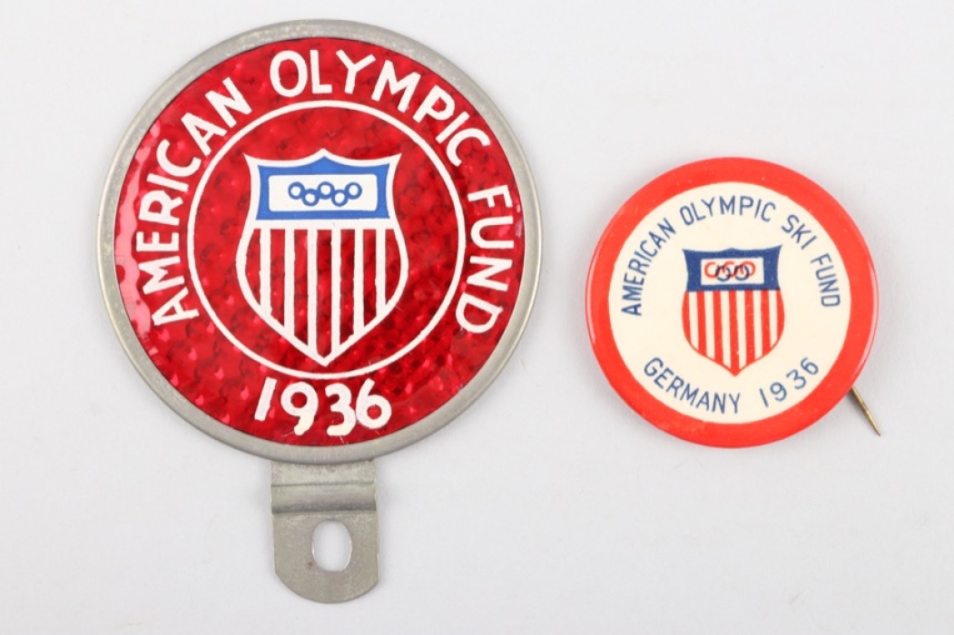 Olympic Games 1936 - USA Olympic Fund Plaques