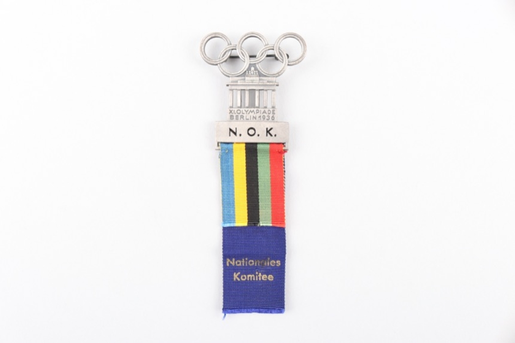 Olympic Games 1936 - Staff Badge N. O. K.