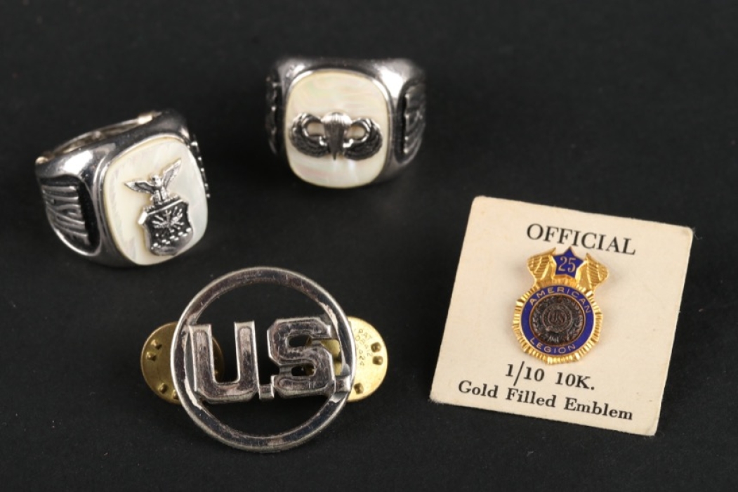 Two U.S. Military Rings