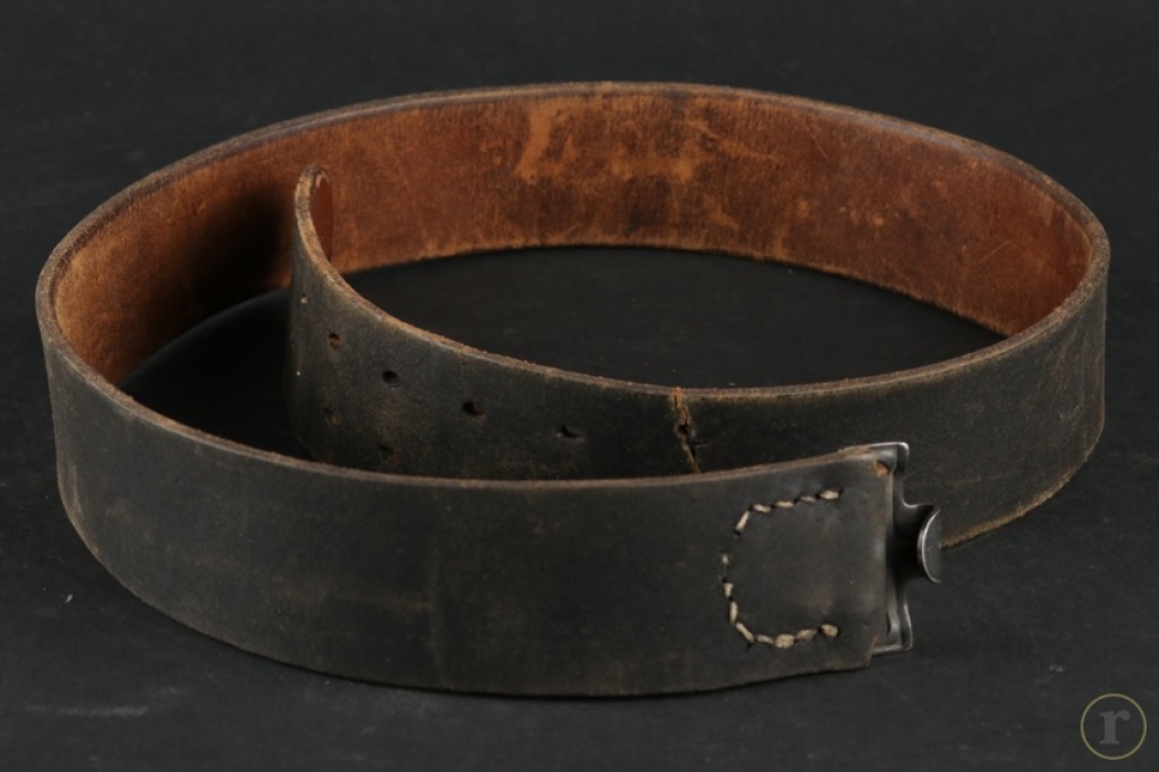 Wehrmacht leather combat belt with mark - RB. Nr.