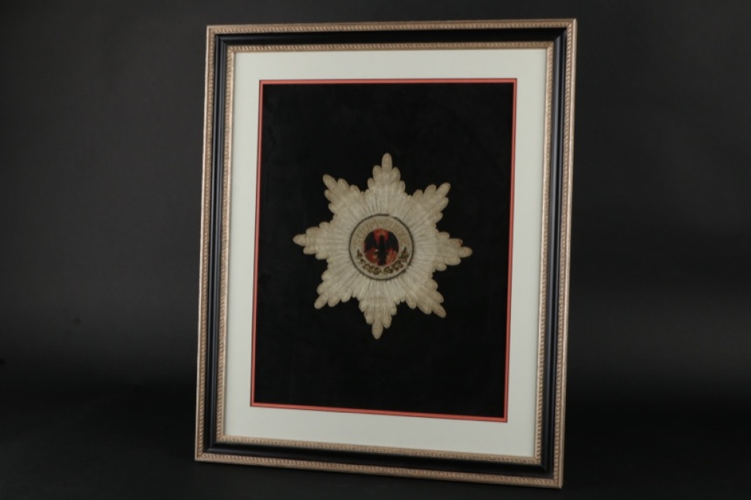 Prussia - Framed Garde du Corps Star for horse blanket