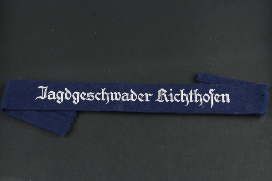 Luftwaffe cuff title "Jagdgeschwader Richthofen"