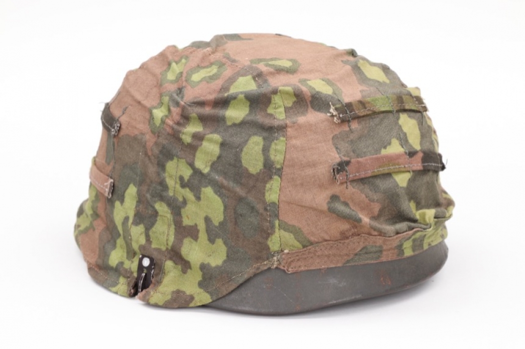 Waffen-SS oak leaf helmet cover