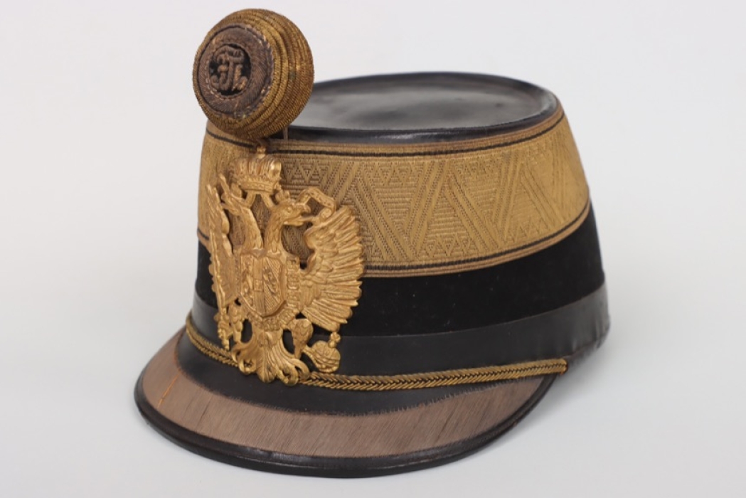 Austria-Hungary - infantry officer's shako - Leutnant/Oberleutnant