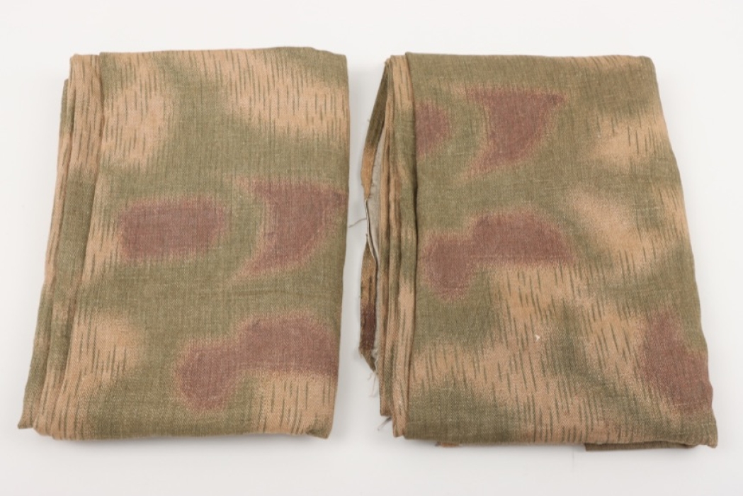 2 x Czechoslovakia tan & water camo fabric