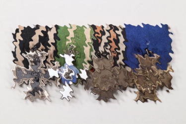 Third Reich 4-place medal bar to WW1 veteran