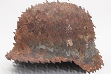 Found at 2400 altitude - Luftwaffe M35 helmet (2)