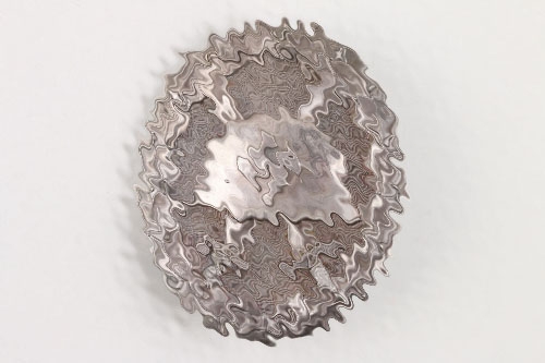 Wound Badge in silver - tombak (larger type)