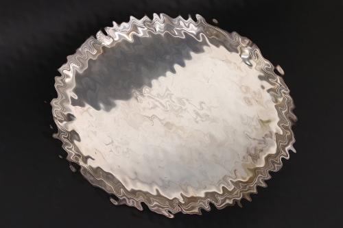 Erich Raeder - silver tray to Conrad Albrecht 