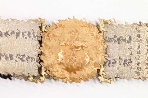 Kriegsmarine officer's buckle & brocade belt 