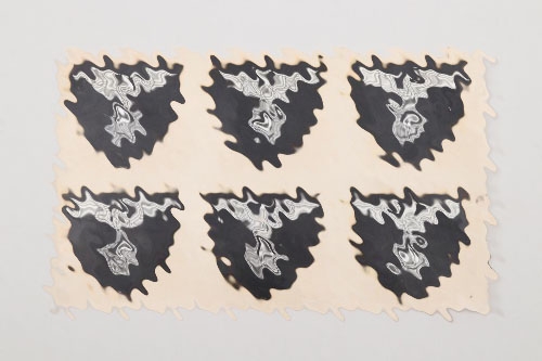 RAD six unissued helmet decals