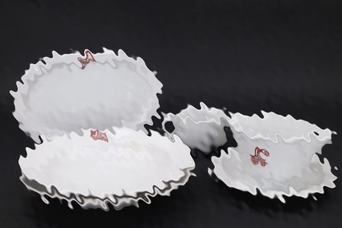 Third Reich "DWK" lot of porcelain dishes - KPM