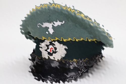 Heer Nachrichten visor cap - EM/NCO