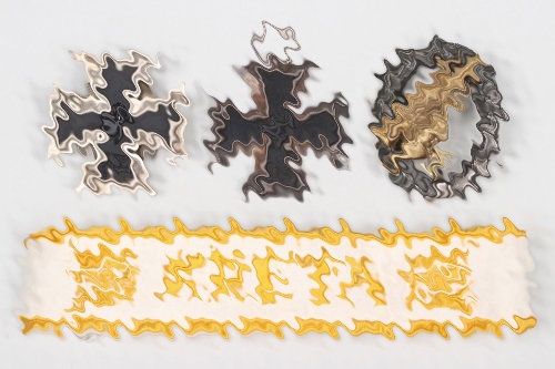 Uffz. Funke - Fallschirmjäger MG.Bat. medal grouping