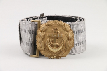 Kriegsmarine officers brocade belt and buckle 