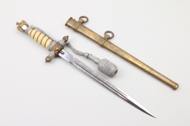 Kriegsmarine officer's dagger with portepee - Hörster