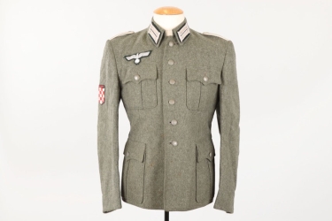 Heer Croatian volunteer's field tunic - Leutnant