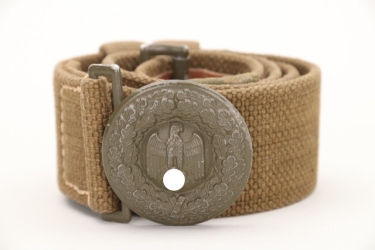 Heer tropical officer's buckle & belt