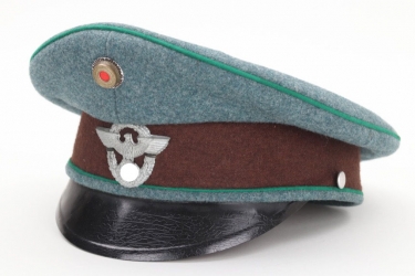 Third Reich police visor cap EM/NCO