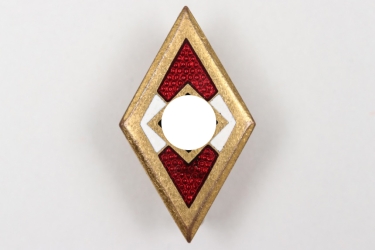 HJ membership badge in gold M1/78 - numbered