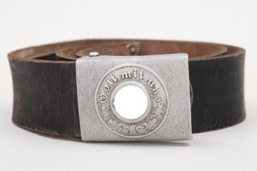 Third Reich police EM/NCO belt & buckle