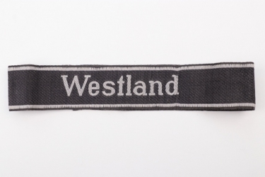 Waffen-SS WESTLAND cuff title - EM/NCO type