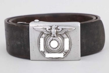 Waffen-SS EM/NCO field buckle + belt - M36/40