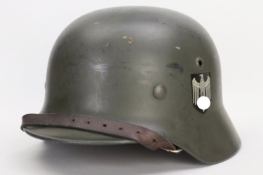 Heer M35 double decal helmet - Q64