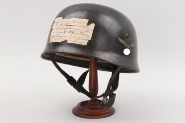 Luftwaffe M38 "Monte Cassino" Fallschirmjäger helmet - ET68