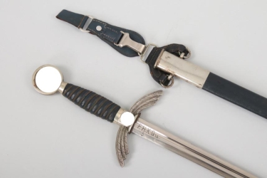 M35 Luftwaffe sword "F.H.K. Qu. 3" with hanger - Hörster & acceptance mark